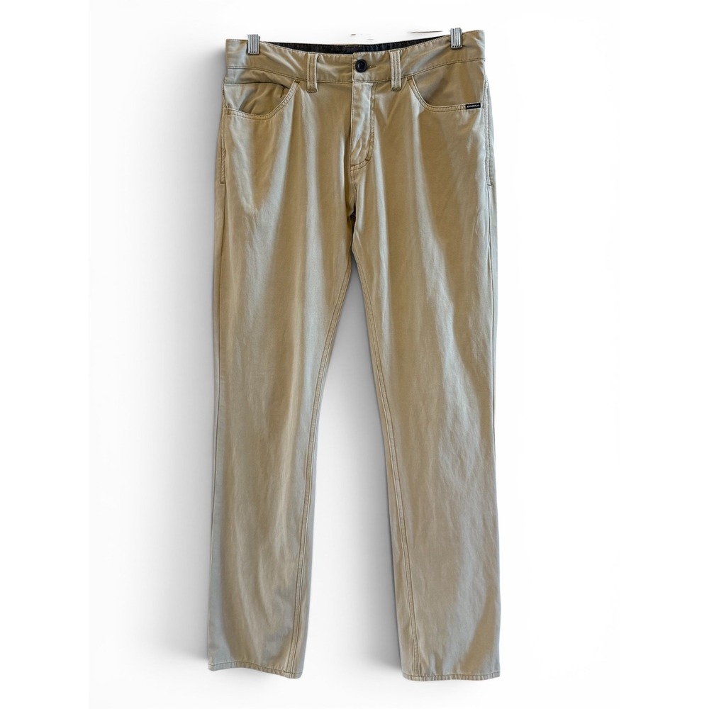 ONeill Men's Hybrid Size 31 Modern Fit LtWt Tan Stretch 5-Pocket Trail Pants
